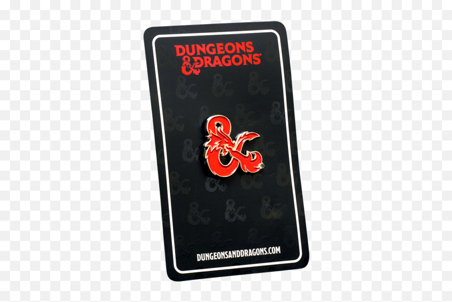 Dungeons Dragons Logo Enamel Pin For - Language Emoji,Dungeons And Dragons Logo