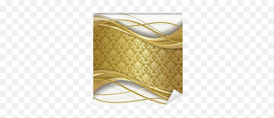 Gold Background Wall Mural Pixers Emoji,Gold Background Png