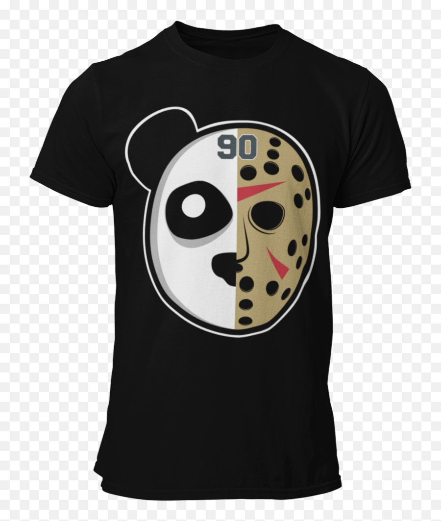 Black Unisex Panda Jason Hockey Mask Emoji,Jason Mask Png