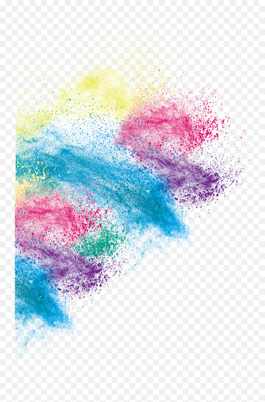 Download Art Inkjet Color Effect Creative Printing Dust Hq - Holi Colour Effect Png Emoji,Dust Png
