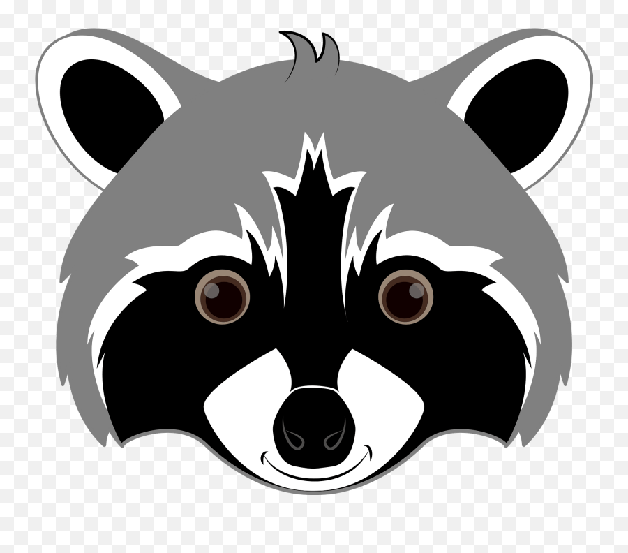Raccoon Face Clipart - Free Printable Raccoon Mask Emoji,Raccoon Clipart