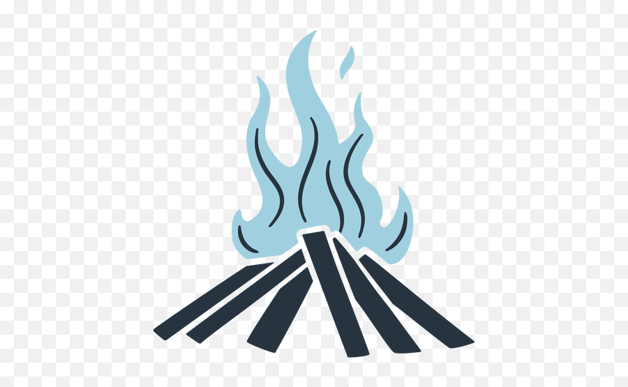 Blue Doodle Bonfire Illustration Transparent Png U0026 Svg Vector Emoji,Blue Fire Transparent Background
