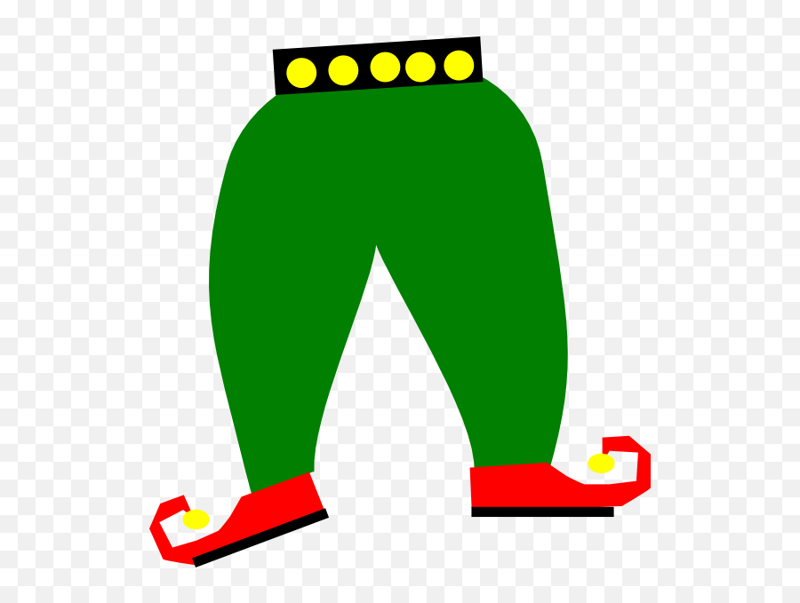 Clipart Santa Pants Clipart Santa - Elf Pants Clipart Emoji,Pants Clipart