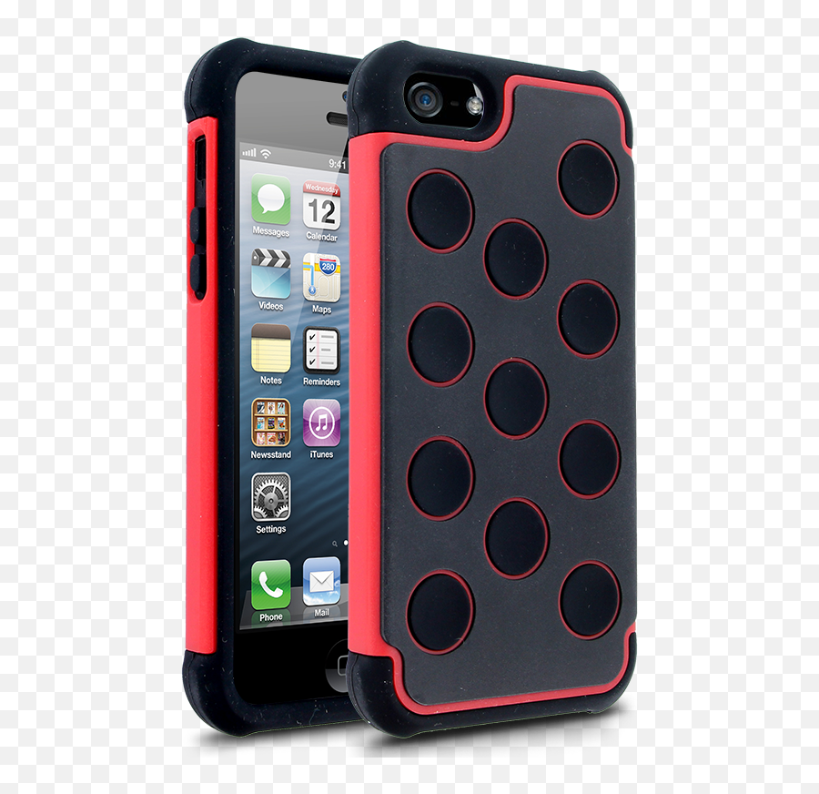 Red U0026 Black Iphone 5 Case - Wwwcellairiscom Case Iphone Emoji,Iphone 5s Transparent Case