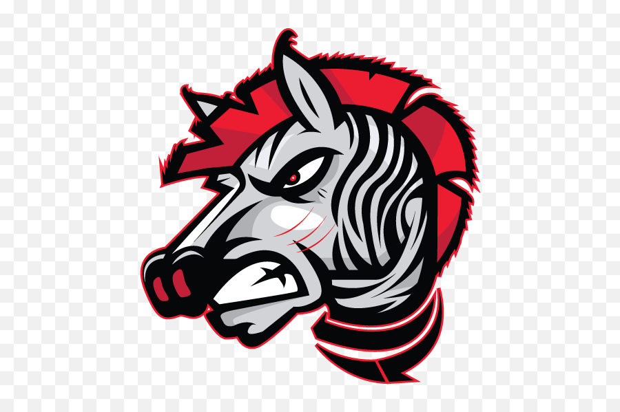 Angry Animal Logo - Mascot Zebra Logo Emoji,Animal Logo