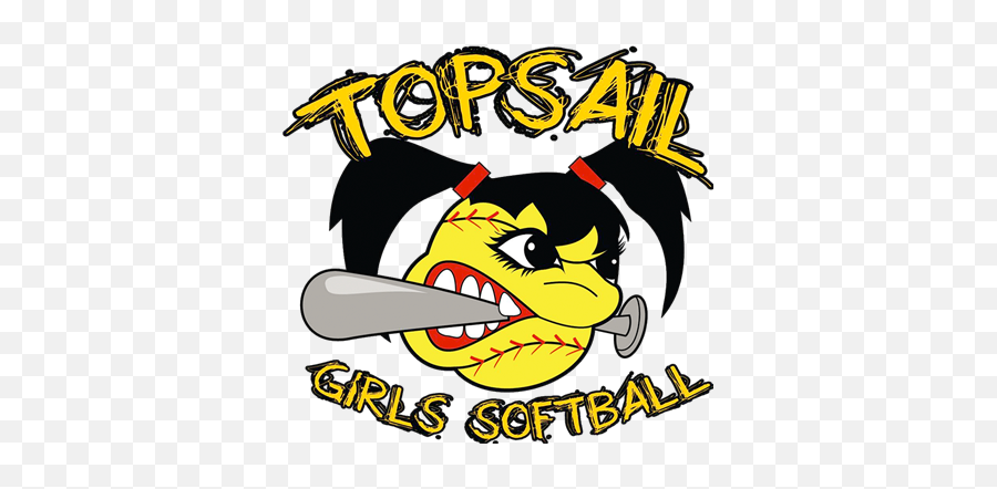 Topsail Girls Softball - 1400x398 Png Clipart Download Emoji,Softball Girl Clipart