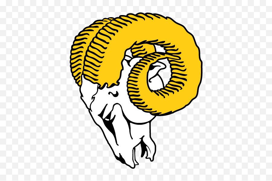 Los Angeles Rams Primary Logo - Los Angeles Rams Head Logo Emoji,Rams Logo