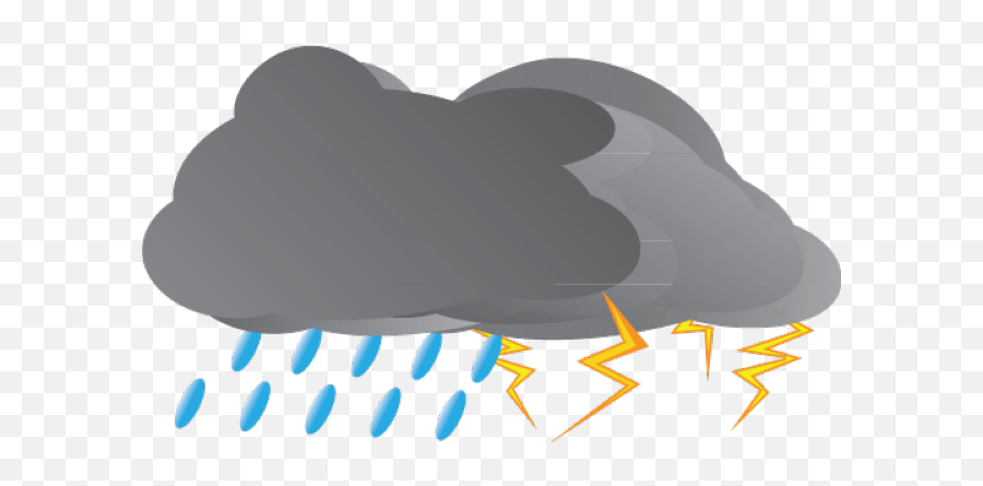 Thunderstorm Clipart Rain Storm - Illustration Emoji,Storm Clipart