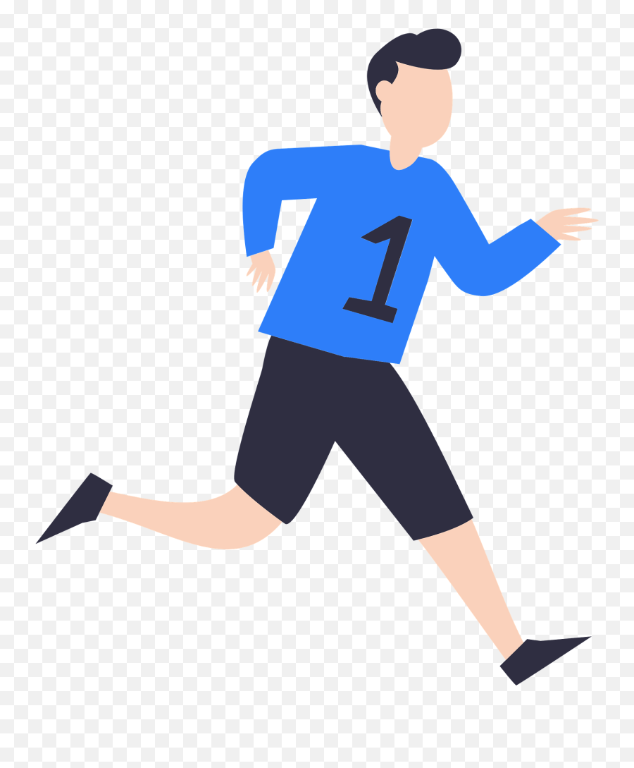 Runner Clipart - For Running Emoji,Runner Clipart