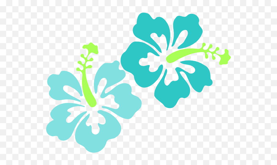 Hawaiian Flower Clipart Png - Hawaiin Flower Clipart Emoji,Hawaiian Flower Clipart