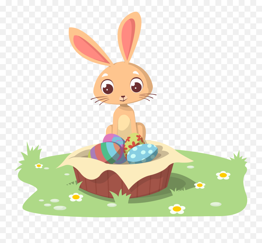 Easter Bunny Clipart - Easter Bunny Illustration Emoji,Easter Bunny Clipart