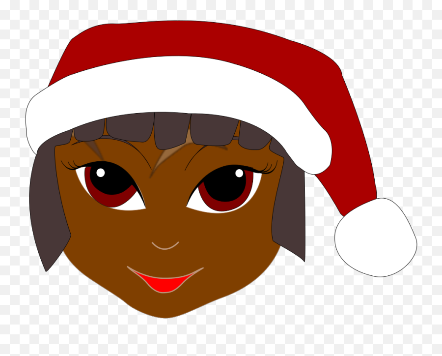 Cartoon Santa Face 18 Buy Clip Art - Png Download Full Transparent Santa Black Mrs Claus Png Emoji,Santa Face Clipart