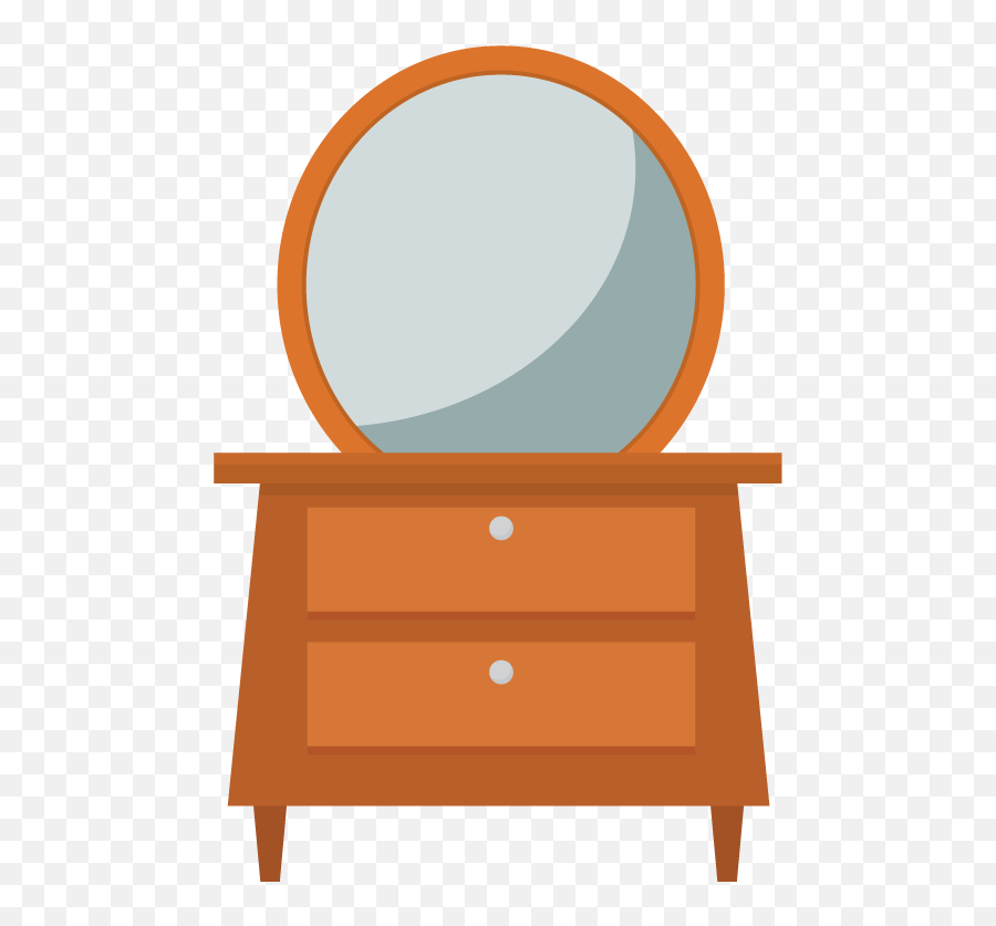Dressing Table Clipart - Dressing Table Clipart Transparent Emoji,Table Clipart