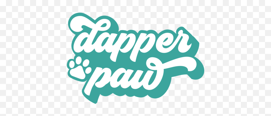 Dog Tags And Accessories For You And Your Pet - The Dapper Paw Language Emoji,Paw Logo