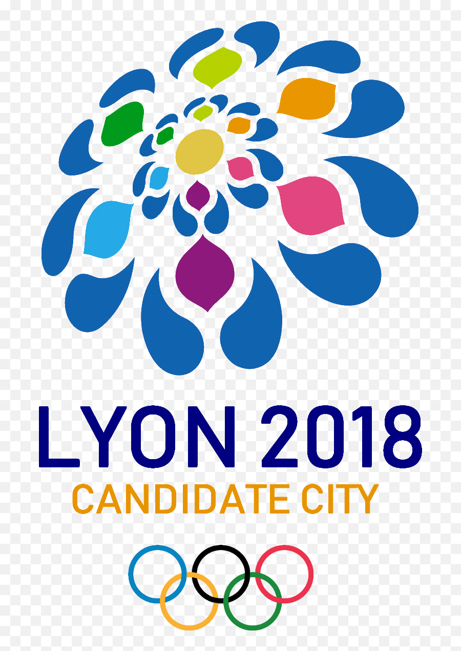 Download Lyon 2018 Olympic Logo - Summer Olympics Logo 2018 Rio 2016 Emoji,Olympics Logo