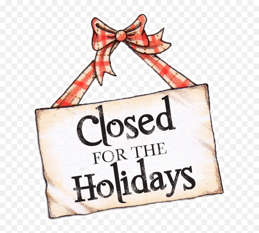 Closed For The Holidays Full Size Png Download Seekpng - Closed For The Holidays Png Emoji,Holiday Png