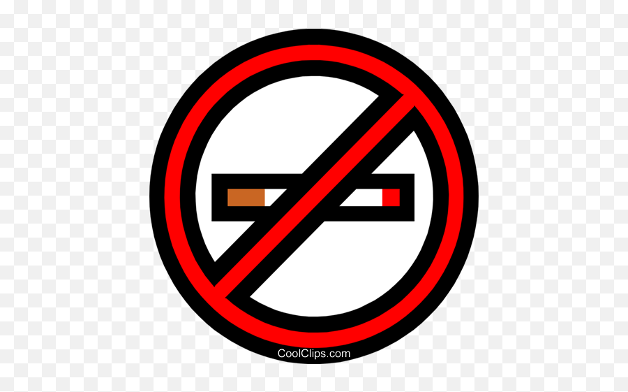 No Smoking Sign Royalty Free Vector Clip Art Illustration - Gif Kisses Deviantart Emoji,Smoking Clipart