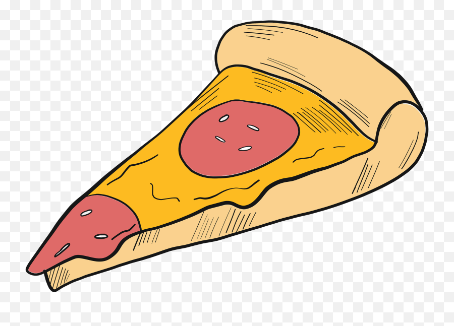 Slice Of Pizza Clipart Free Download Transparent Png - Junk Food Emoji,Pizza Clipart