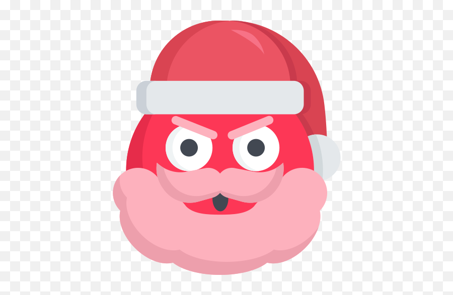 Angry Christmas Emoji Mad Santa - Christmas Emojis Free,Mad Emoji Png