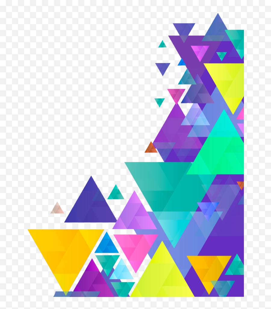 Bg - Modern Geometric Border Design Emoji,Abstract Background Png