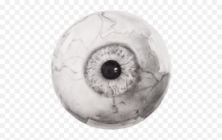 Download Eye Eyeball Creepy Closeup Emoji,Eye Ball Png