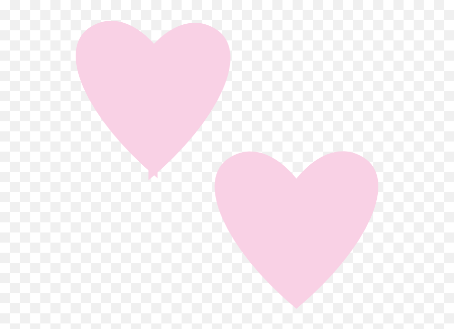 Download Hd How To Set Use Light Pink Emoji,Double Hearts Clipart