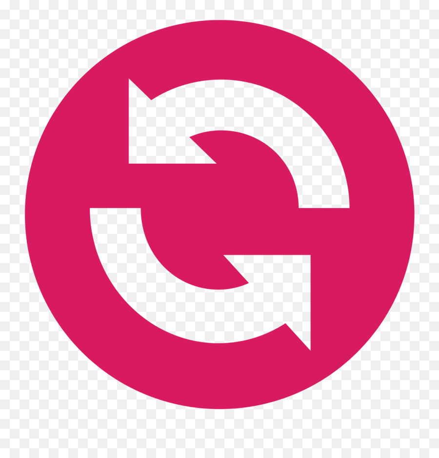 Fileeo Circle Pink Arrow - Rotatesvg Wikimedia Commons Emoji,Pink Arrow Png