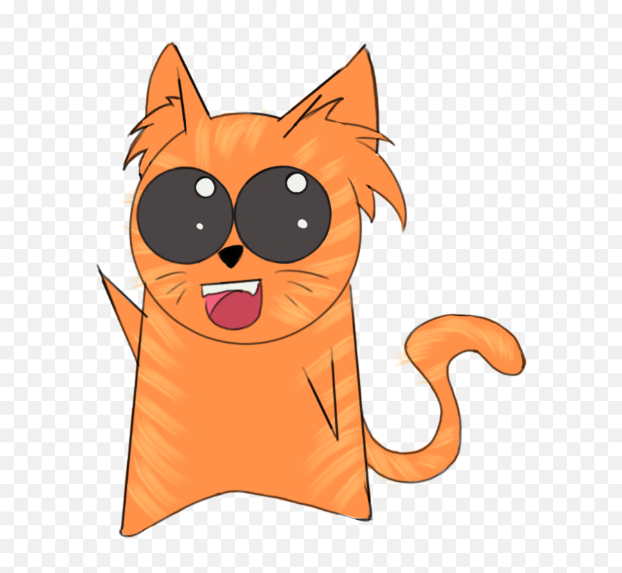 Kitty Cat Opengameartorg Emoji,Orange Cat Png
