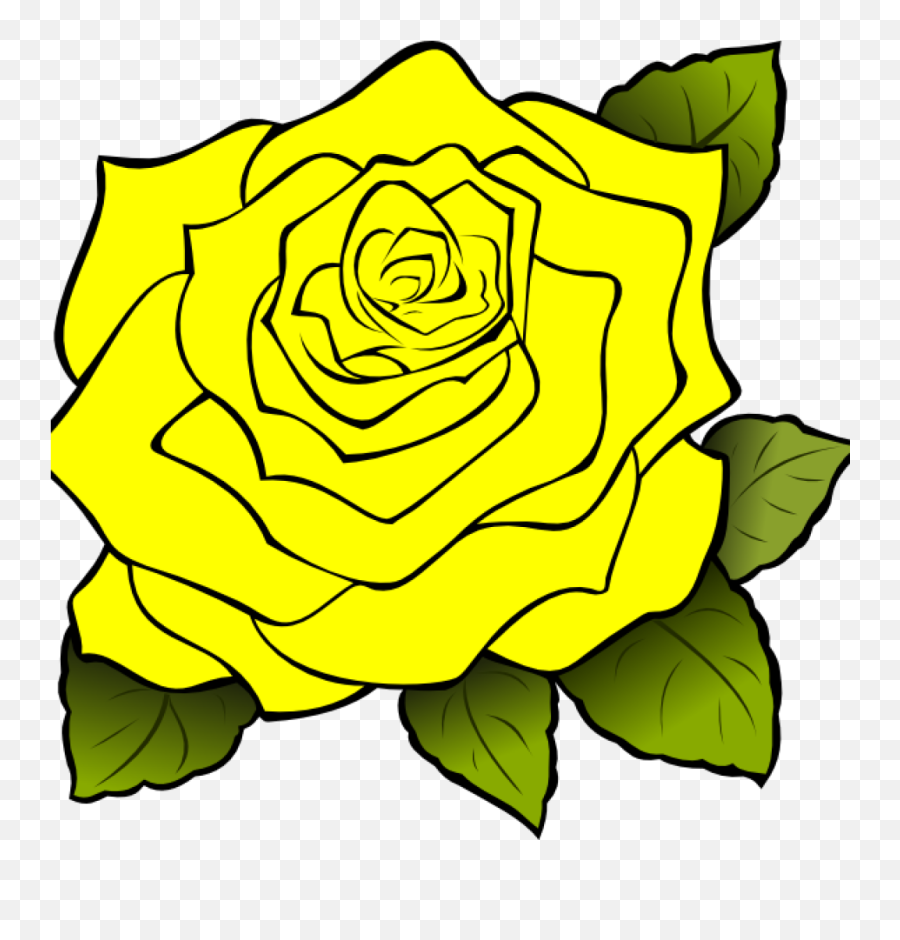 Yellow Rose Clipart Yellow Rose Clipart Yellow Rose Emoji,White Rose Transparent Background