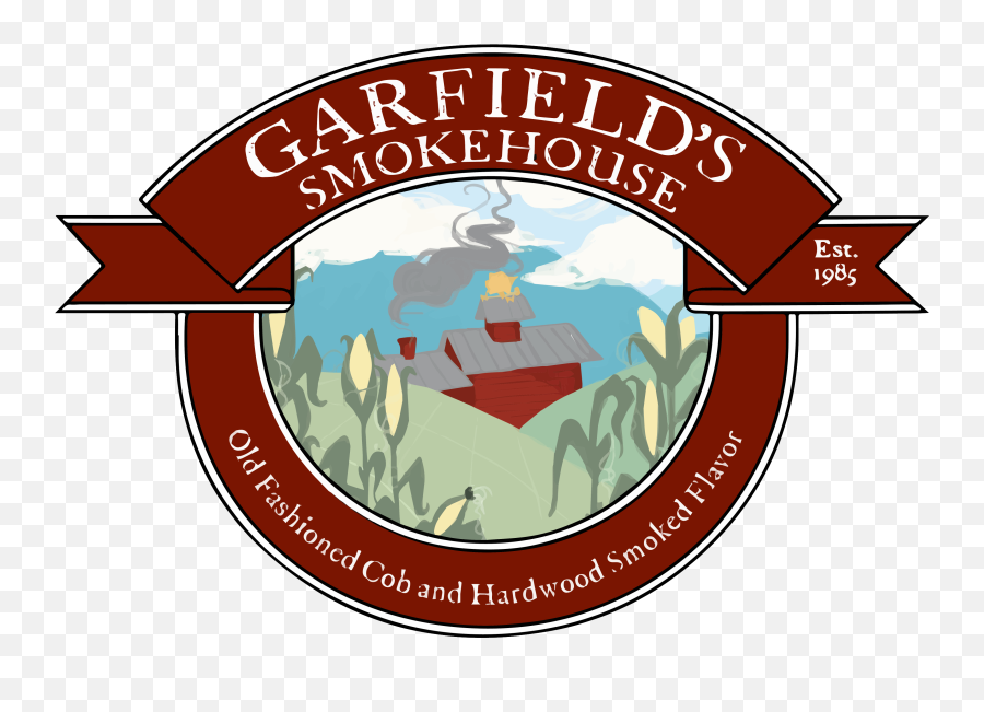 Garfieldu0027s Smokehouse Local New Hampshire Smoked Products Emoji,Old Fashioned Logo