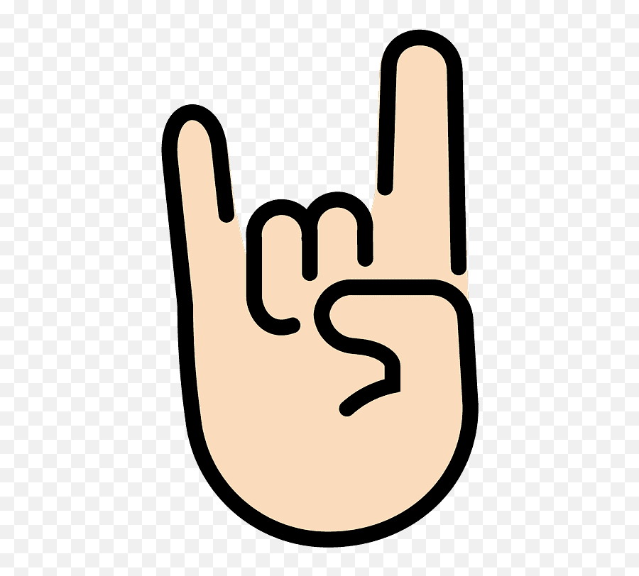 Sign Of The Horns Emoji Clipart Free Download Transparent - Cuernos Mano Png,Horns Png