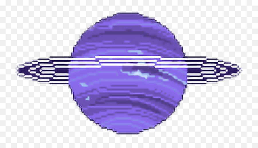 Purple Aesthetic Png Pixel Png Image - Aesthetic Pixel Icon Transparent Emoji,Planets Clipart