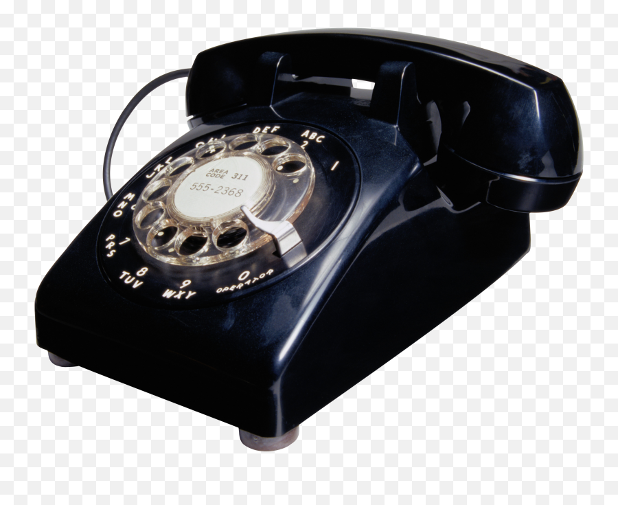 Old Phone Png - Transparent Old Landline Phone Emoji,Telephone Png