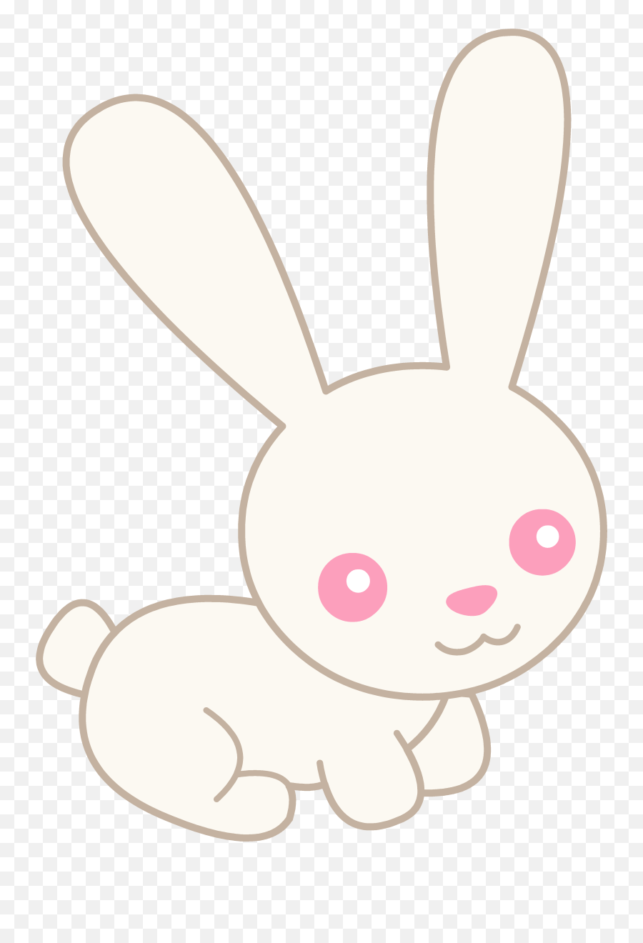 Easter Bunny Free Easter Rabbit Clipart - Albino Rabbit Clipart Emoji,Rabbit Clipart