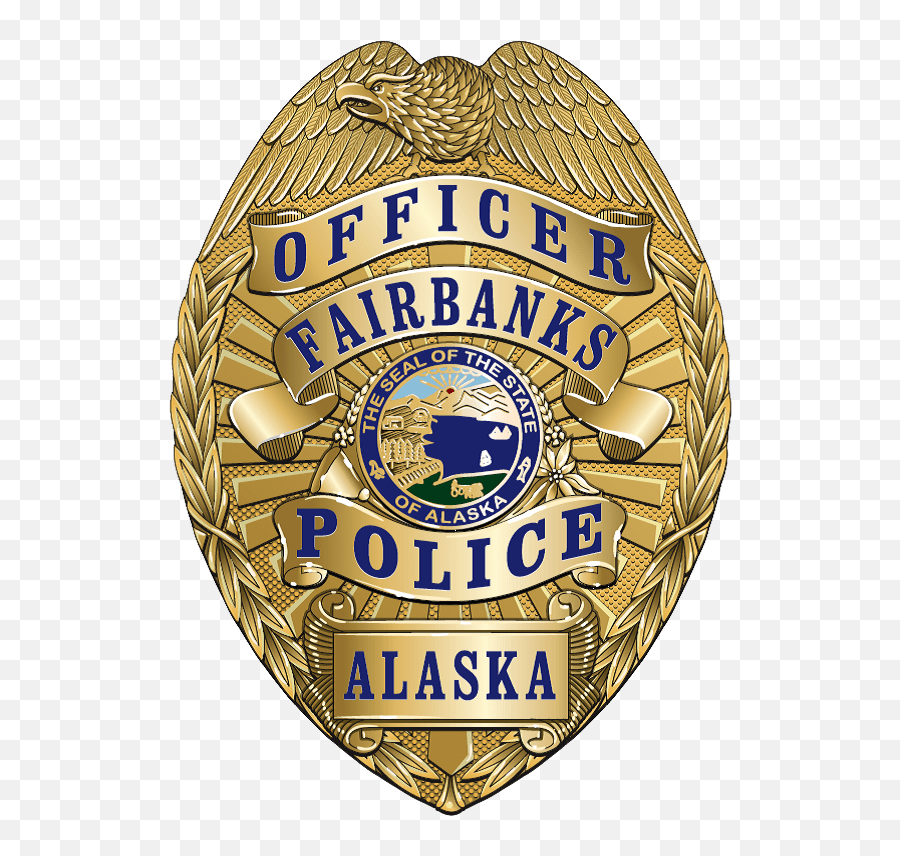 Fairbanks Police Badge Transparent Png - Police Officer Police Logo Emoji,Police Badge Png