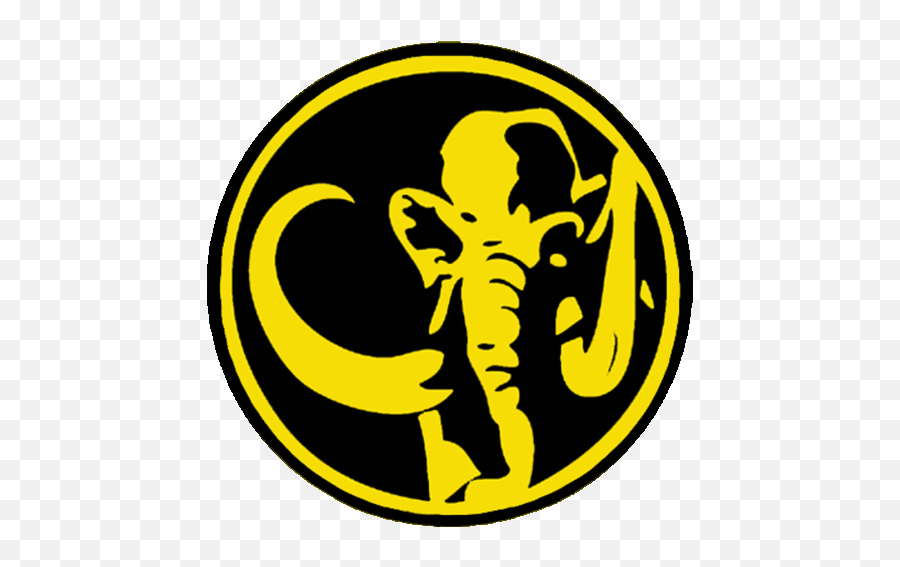 Black Mammoth Logo - Logodix Mmpr Black Ranger Power Coin Emoji,Speedo Logos