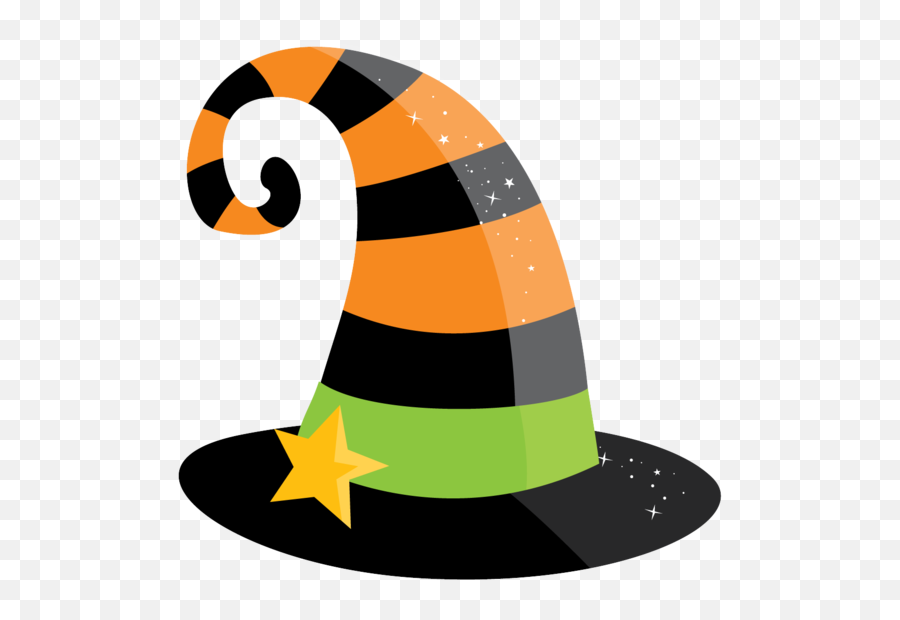 Witch Hat Headgear Hat For Halloween - Costume Hat Emoji,Witch Hat Transparent