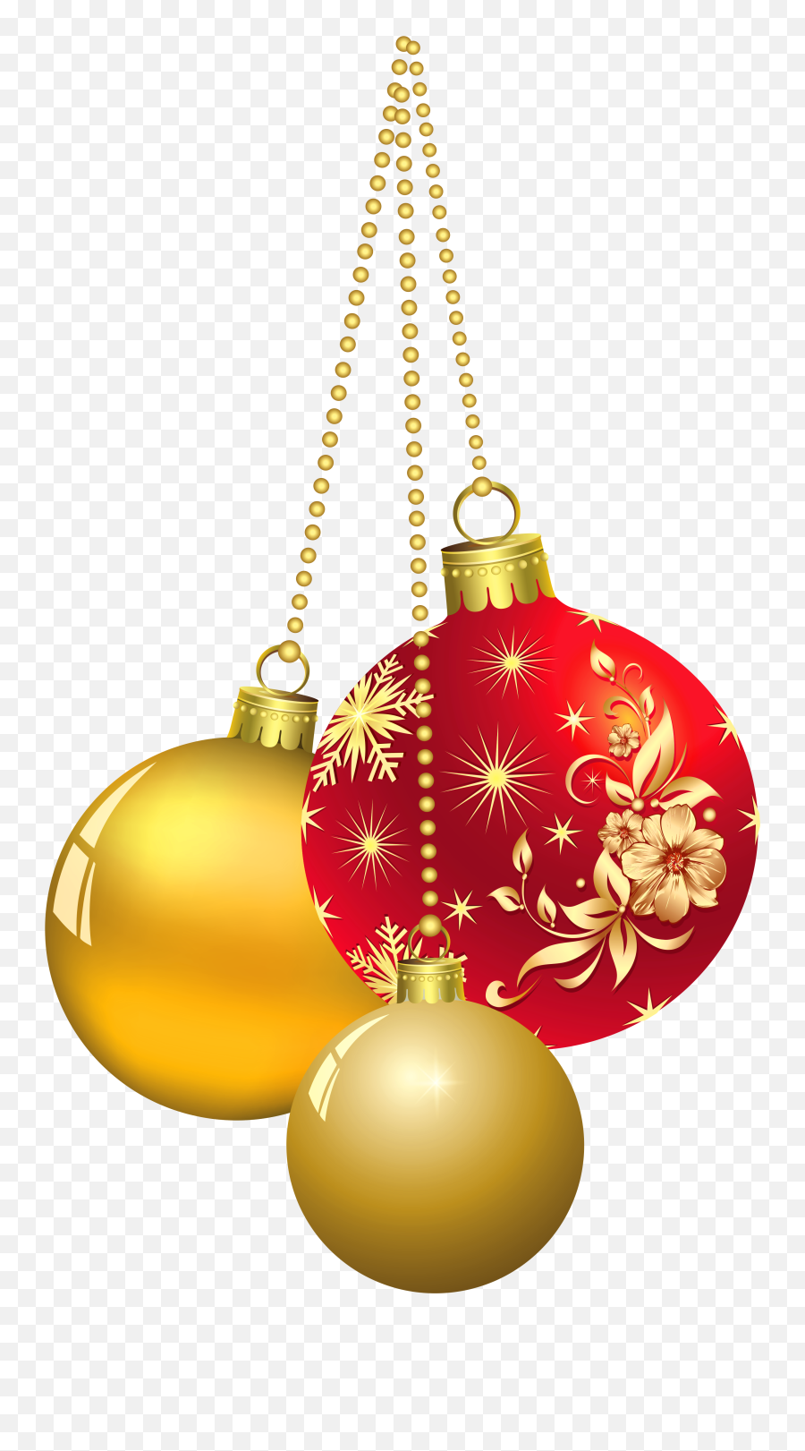 Transparent Christmas Ornament Clipart - Transparent Background Christmas Baubles Png Emoji,Christmas Ornament Clipart