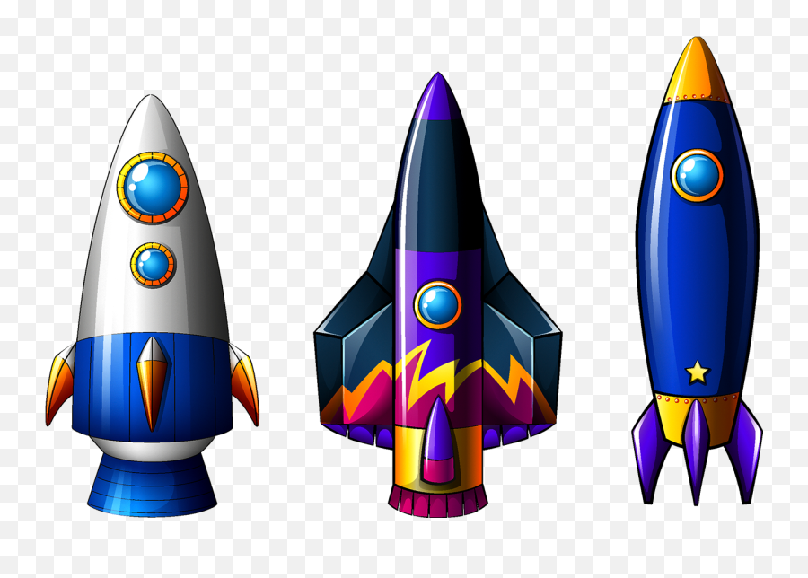 Rocket Illustration Aircraft Carrier - Colorful Rockets Emoji,Rockets Png