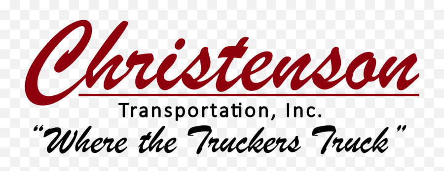 Welcome To Christenson Transportation - J Christophers Emoji,Trucking Logo