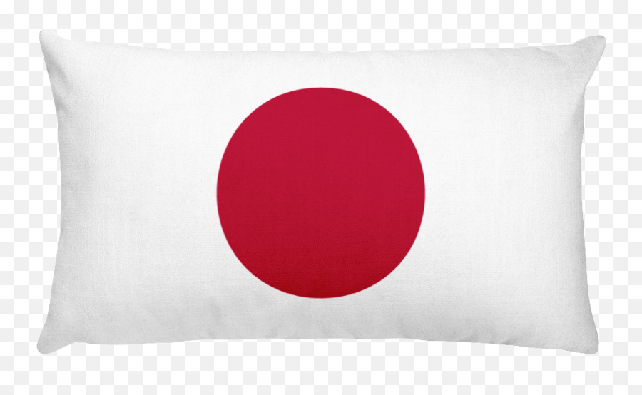Japan Flag Allover Print Rectangular Pillow Emoji,Japan Flag Transparent