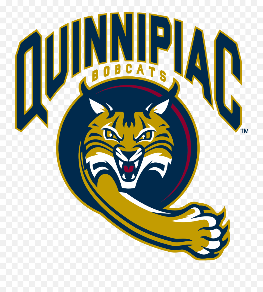Quinnipiac Bobcats Quinnipiac University Bobcat Hockey Logos - Quinnipiac Bobcats Logo Emoji,Bobcat Logo