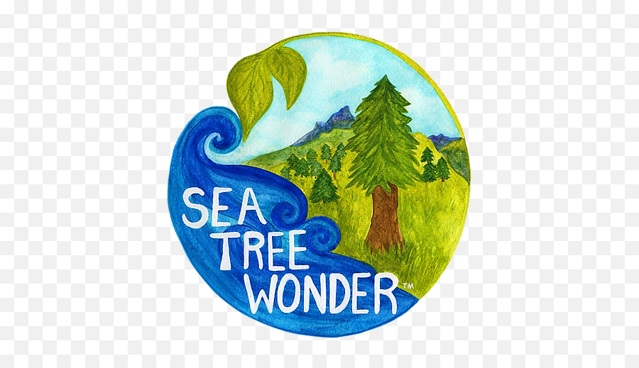 Rainbow Orca Designs U0026 Sea Tree Wonder Emoji,Sea World Logo