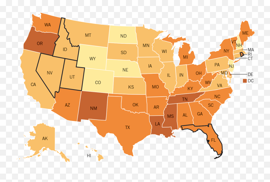 Americans On Food Stamps - The Washington Post Emoji,Us Map Transparent