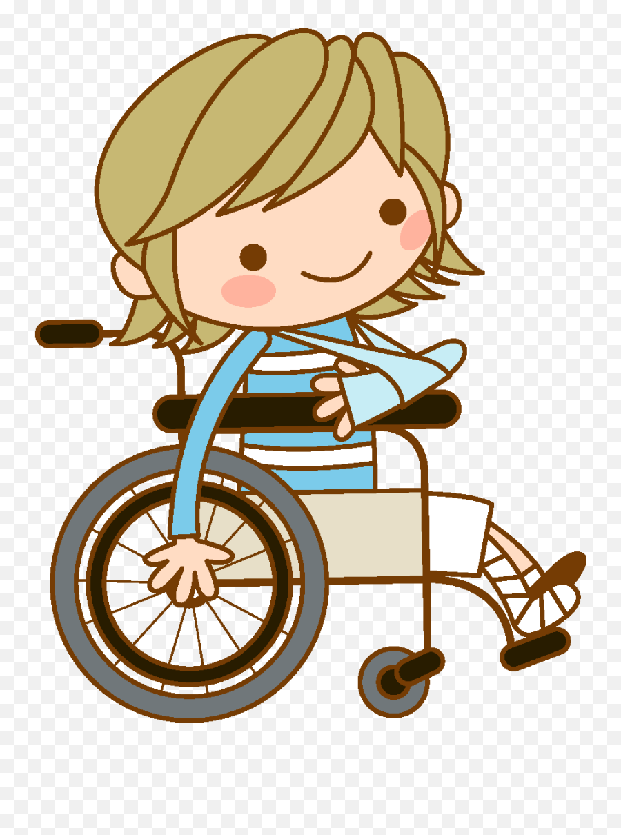 Patient Clipart Png - Patient On A Wheelchair Clipart Emoji,Wheelchair Clipart