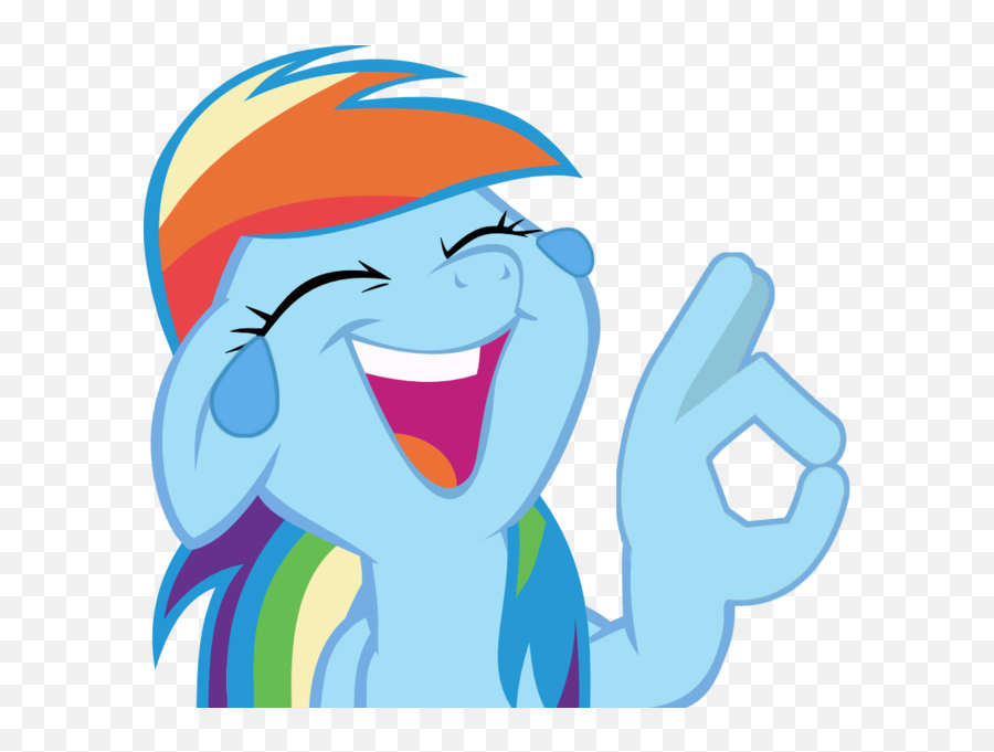 Open Eye Laughing Crying Emoji Meme - Mlp Rainbow Dash Laugh,Laughing Crying Emoji Transparent