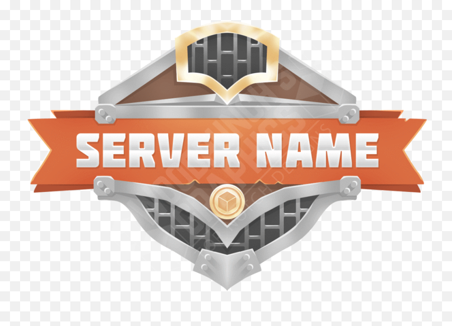 Steel Shield - Minecraft Emoji,Minecraft Server Logo