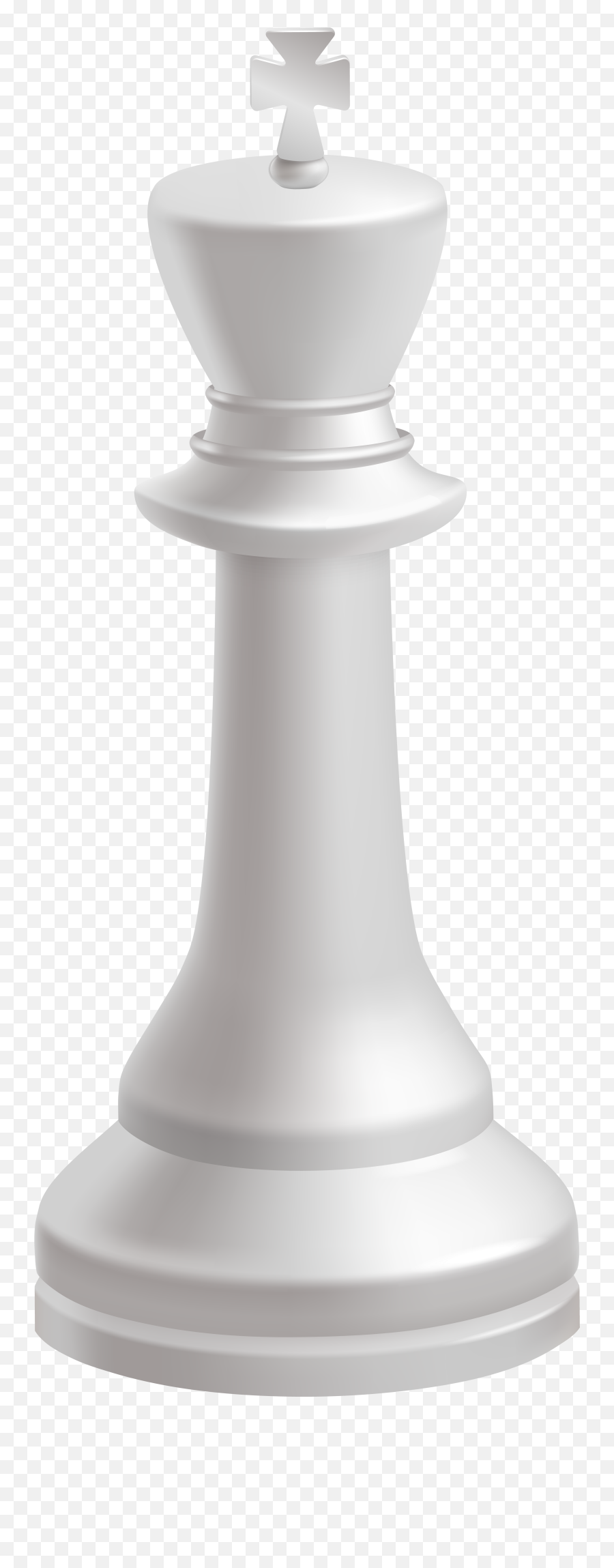 King White Chess Piece Png Clip Art - Solid Emoji,Chess Piece Clipart