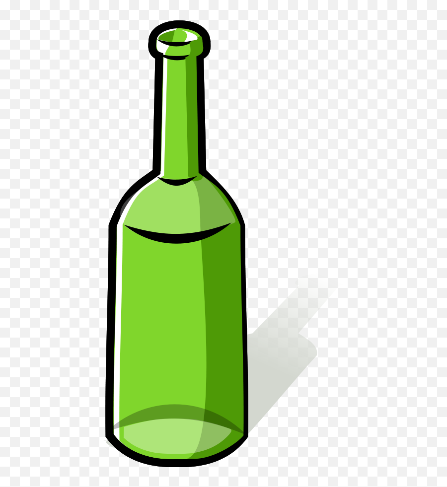Green Bottle - Glass Bottle Png Clipart Emoji,Green Clipart