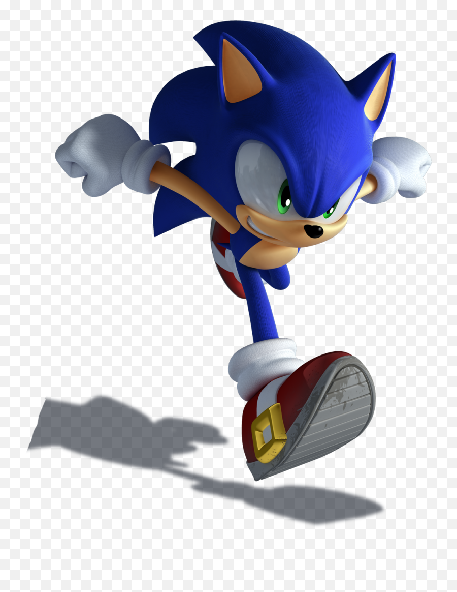 Sonic Png Sonic Transparent Background - Freeiconspng Sonic Unleashed Sonic Running Emoji,Sonic Png